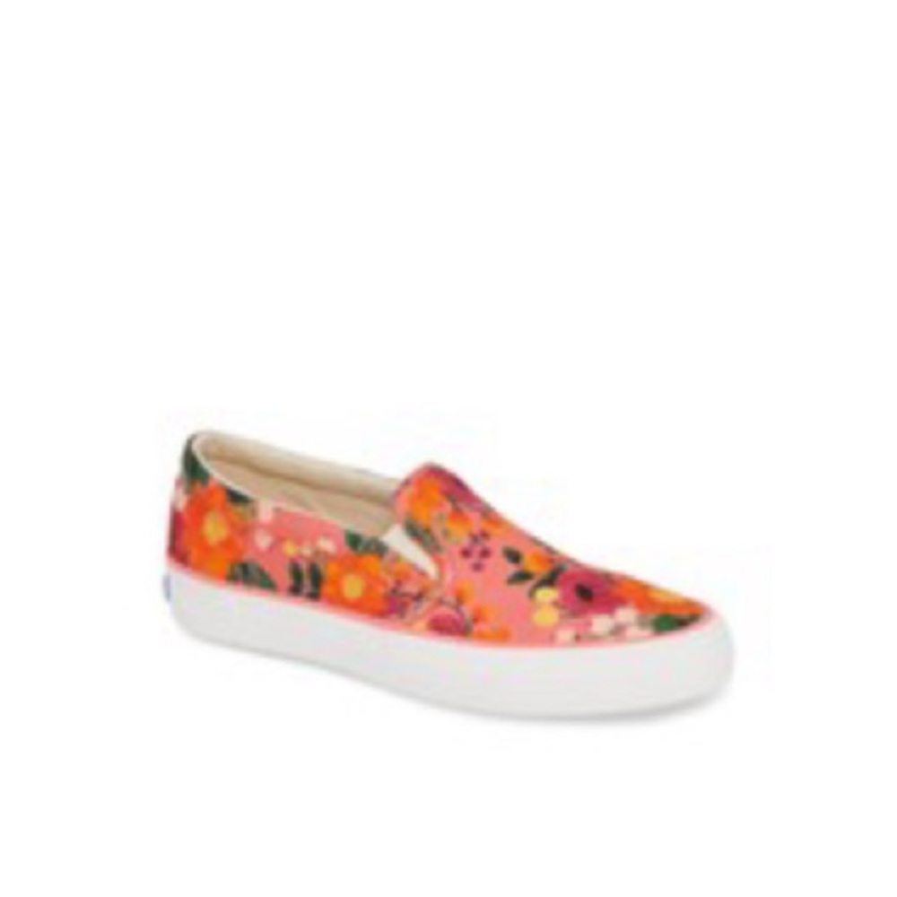 Rifle Paper Co. and Keds Anchor Slip On Pink Floral